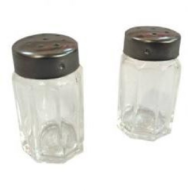 2.5X4 Cm. SALERO MINI VIDRIO T/METAL (IMP/6206)