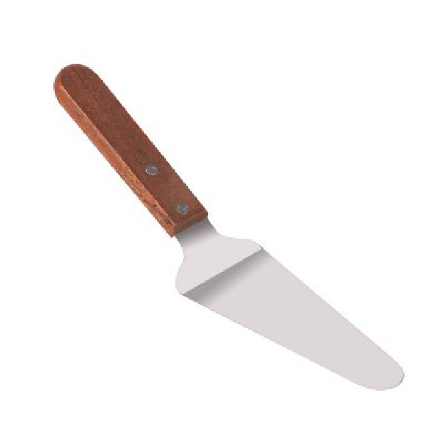 26CM  ESPATULA ACERO MANGO DE MADERA