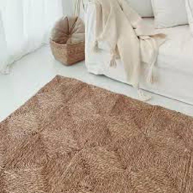 150X210 ALFOMBRA CUADROS SEAGRASS