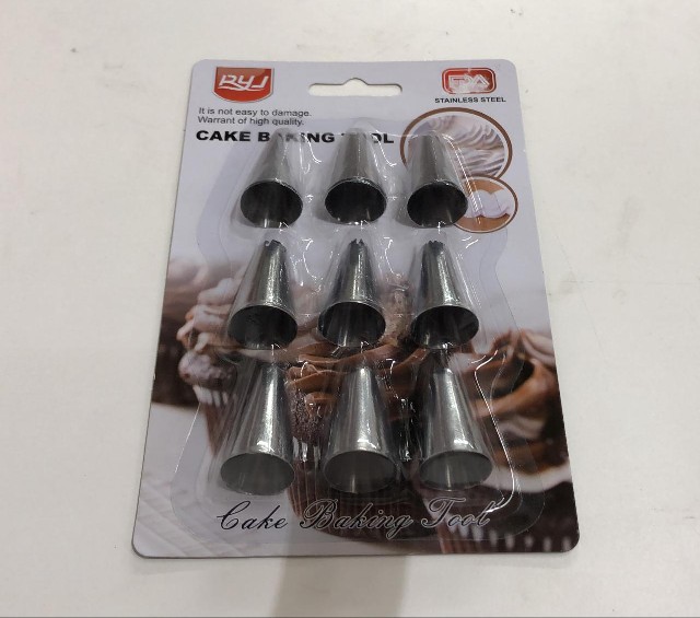 PICO DECORADOR TORTAS X 9