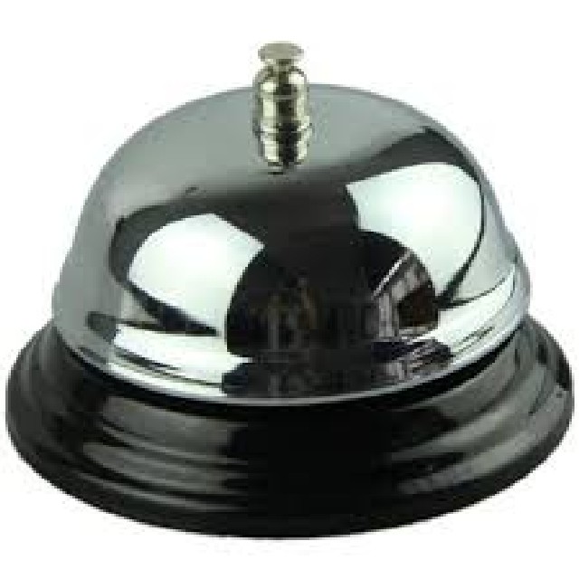 TIMBRE HOTELERO CROMADO