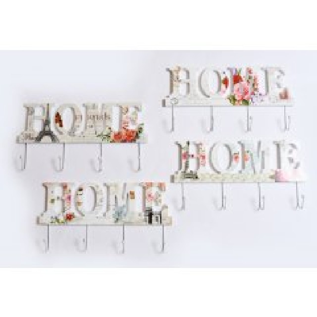 21X39CM PERCHERO MADERA BUHO SURT