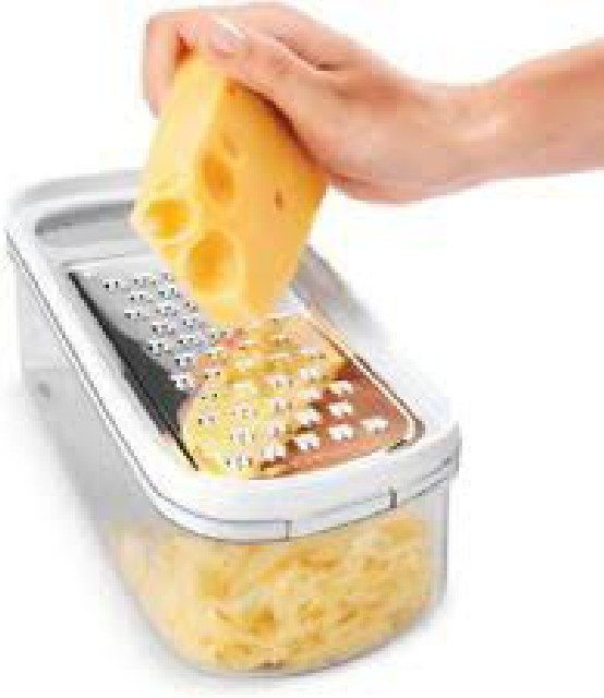 RALLADOR CON RECIPIENTE CUADRADO