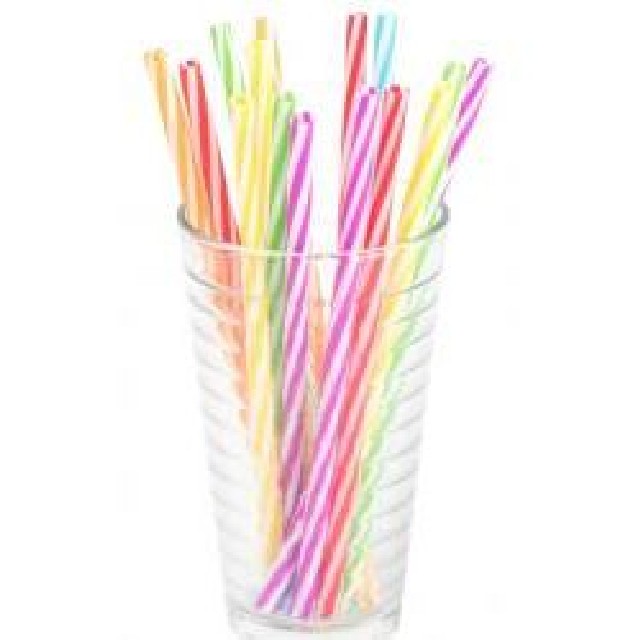 SORBETE DE PLASTICO X10 / 12 UNIDADES