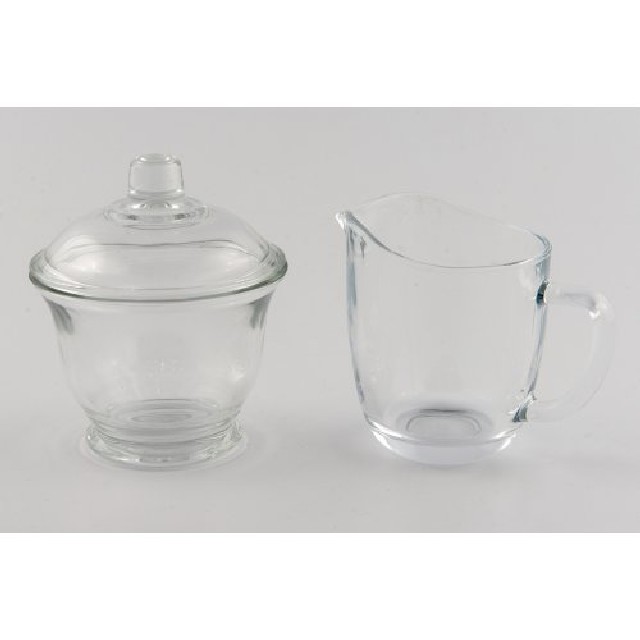 SET X2 AZUCARERA Y JARRA DE VIDRIO