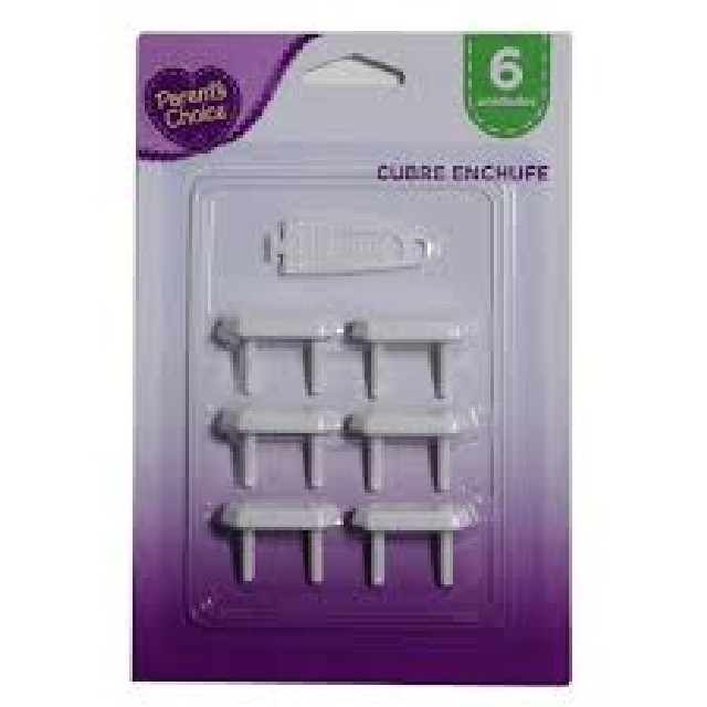 CUBRE ENCHUFE PLASTICO