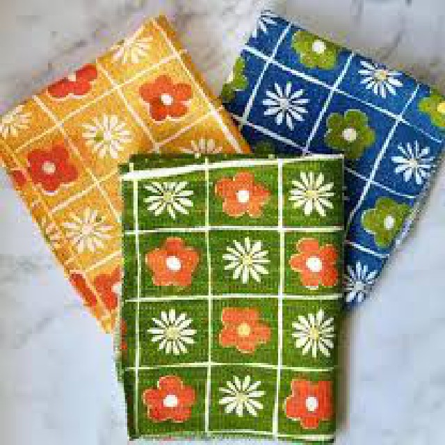 REPASADOR CUA/LISO  FLORES TOALLA