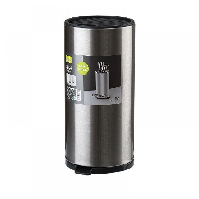 PORTA CUCHILLOS ACERO REDONDO