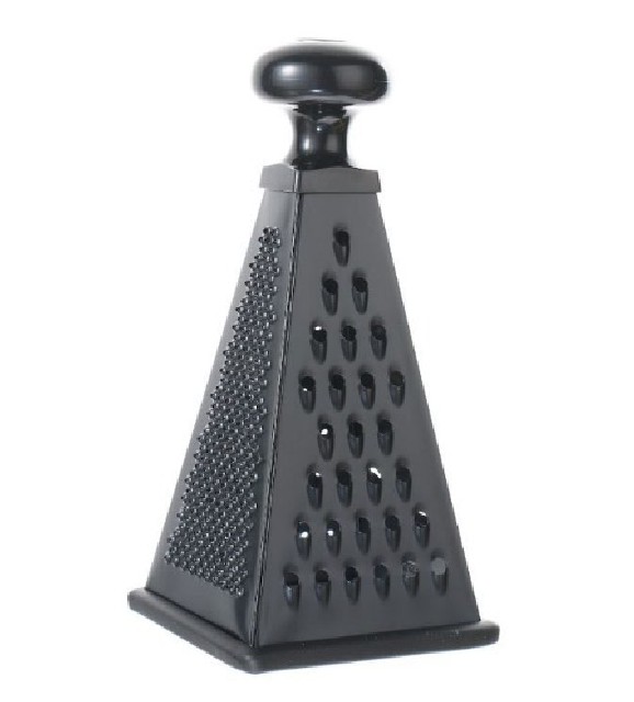 RALLADORPIRAMIDE 4 CARAS 23 CM NGRO
