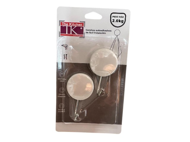 SET X2 GANCHOS AUTOADHESIVOS