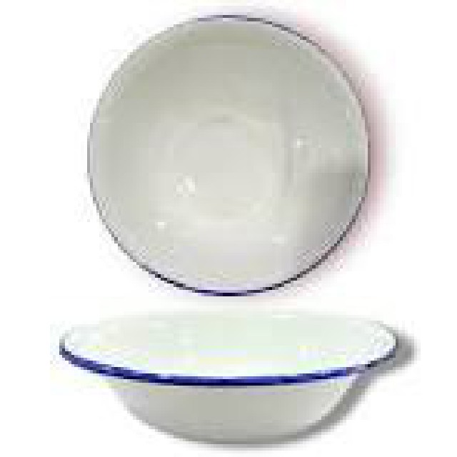 14 CM BOWL ENLOZADO BORDE AZUL