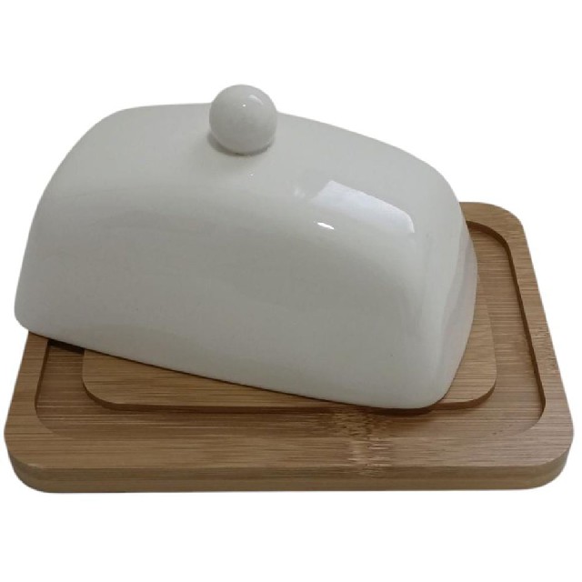 MANTEQUERA CERAMICA BASE BAMBU