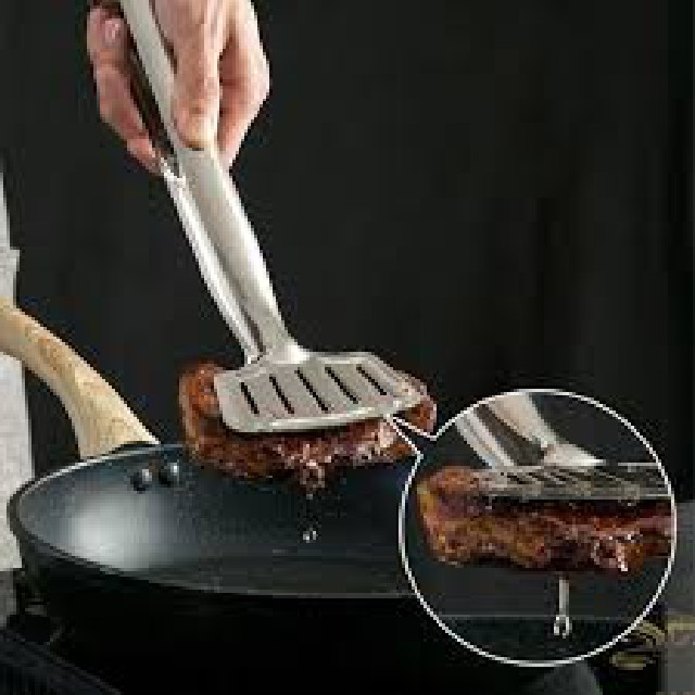 PINZA ESPATULA P/ASADO 30 CM