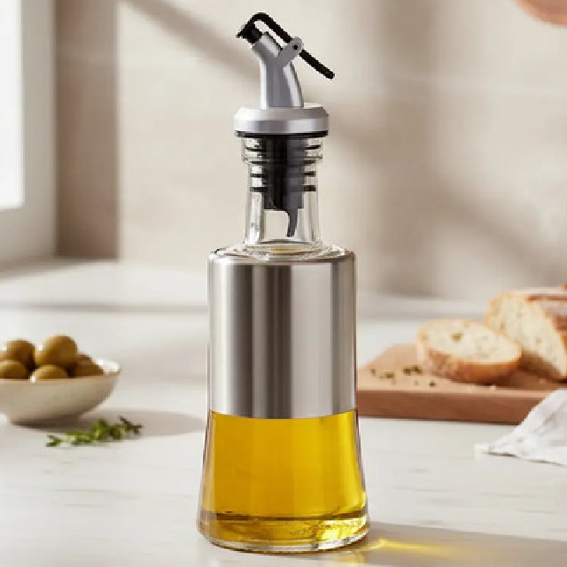 200ML ACEITERA DE VIDRIO/ ACERO